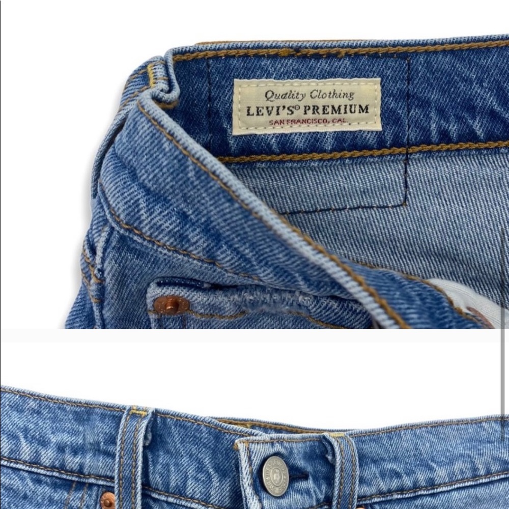 Levi's Ribcage Shorts Jean Denim High Rise
